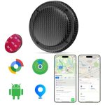 MiLi 3M zelfklevende tracker-tag, dual-systeem (iOS/Android) Bluetooth-volgapparaat om op te plakken, compatibel met Apple en Google, tracker voor ski’s, fiets, step, skateboard