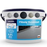 Plid® Vloeibare Kunststof Binnen & Buiten, Antracietgrijs 2,5L - Vloeibare Kunststof - Beschermlaag voor Vloer & Muur - Betonverf Waterbestendig - Vloerbedekking Terras, Werkplaats, Kelder - Vloeibaar