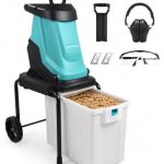 VENTRAᵉ Elektrische Hakselaar - Wood Shredder - 3000W – Voor Takken Tot Ø45mm – 55L Opvangbak - 4500 RPM - Inclusief Snoeischaar & Reservemessen