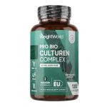 Probiotica capsules - 60 miljard CFU - 20 Verschillende Bacteriestammen - Verrijkt met Prebiotica: Biologische Inuline en FOS - 2 Maanden Voorraad - Gemaakt in de EU - Vegan - Van WeightWorld