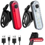 Adiwo Led-fietsachterlicht, USB-oplaadbaar, achterlicht, fietsverlichting dag en nacht, snelle installatie zonder gereedschap, lange levensduur, waterdicht, voor straat, mountainbike, gravel bike