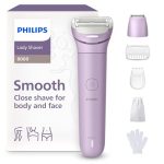 Philips Lady Shaver Series 8000 – Snoerloos, Wet & Dry, Elektrisch Scheerapparaat, Scheersysteem Met 3 Bladen, Flexibel Scheerhoofd, Ledverlichting, Voor Benen, Lichaam & Bikinilijn, Model BRL149/00