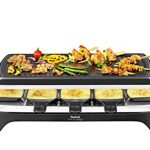 Tefal Gourmet 10 Inox & Design -2 in 1 gourmetstel en grill - Geschikt