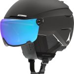 Atomic, Unisex-Skihelm, SAVOR VISOR STEREO, Gr. L (59-63 cm), Schwarz