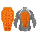 JAONLD Rugbeschermer voor motorfiets, gecertificeerd, afneembaar, CE-gecertificeerd, hoge veiligheid, flexibel en ademend, uniseks, volwassenen
