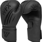 WFX Lederen Bokshandschoenen Professionele MMA Sparring Kickboksen Bokszak Training Muay Thai Vechten (10 oz)