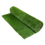 ECD Germany Kunstgras 100x700 cm 7 m² Groen Nepgras Grasmat Synthetisch 35 mm Dicht Zacht UV Bestendig Waterdoorlatend Slijtvast Onderhoudsvrij Natuurlijk Uiterlijk Voor Balkon Tuin Terras Buiten