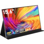 Draagbare Monitor, HONGO 15.6 Inch 1920×1080 FHD Draagbare Scherm IPS, Draagbare Display met Extern HDR Oogzorgscherm en Type-C/USB-C Poort, Portable Monitor voor Laptop/PC/Mac/Spelconsole/Telefoon