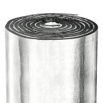 Rol isolatiestof, 5 mm, zelfklevende aluminium isolatie met rubberen coating, warmte-isolatie, geluidsisolatie, dampscherm voor verwarming, caravans, ramen, dak, vloer, 40 cm x 5 m