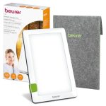 Beurer TL 30 Daglichtlamp, daglichtsimulatie, lichttherapielamp met lichtsterkte ca. 10.000 lux op 10 cm afstand, medisch product met LED-technologie, flikker- en UV-vrij, variabele voet en opbergtas