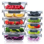 Igluu Meal Prep Glazen Vershoudbakjes (Set van 10) – 370 & 1050ml