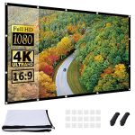 OWill 16:9 HD opvouwbaar 100 inch projectiescherm voor thuisbioscoop binnen buiten