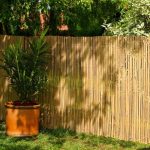 DE-COmmerce Bamboeschutting privacyscherm CALAMA extra gehard, balkon schutting, tuinscherm, hekwerk voor tuin, terras, balkon (HxB) 120 cm x 300 cm
