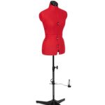 Adjustoform Kleermakerspop, naaipop, 8 verstelbare delen, (Jurkmaat EU 38-46) klein, klaproosrood