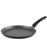 Russell Hobbs Crêpe- en Pannenkoekenpan - Grote platte aluminium koekenpan met antiaanbaklaag, 25 cm/9,8 inch, metalen marmeren coating, softgrip-handvat, inductiekookplaat geschikt