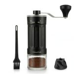 OrkeyDolk® Handmatige verstelbare koffiemolen met zeer nauwkeurig kegelmechanisme van keramiek, instellingen op 40 niveau's, geschikt voor aeropress, Pour Over en Moka