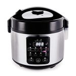 Beste Aziatische rijstkoker Yum Asia Kumo YumCarb rijstkoker met keramische schaal en geavanceerde Fuzzy-logica, (5,5 kopjes, 1 liter), 5 rijstkookfuncties, 3 multikookfuncties, 220-240V EU