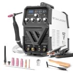 STAHLWERK Lasapparaat 2-in-1 Combi AC/DC TIG 200 ST – TIG & MMA (elektrode) tot 200 A, HF-ontsteking, Hotstart, Anti-Stick, 2T & 4T, AC TIG-lassen voor aluminium, IGBT