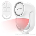 CPVAN PIR Bewegingsmelder Alarm, Bewegingssensor Met Afstandsbediening, 125 dB, Anti-Diefstal Alarmsysteem Voor Huis, Camper, Flat, Auto, Garage, Kantoor, Winkels. Model: CP2-Pro, Wit