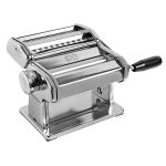 Beste pasta machine Marcato Classic Atlas AT-150-CLS Zelfgemaakte pastamachine - lasagne (breedte 150 mm), fettuccine (6 mm) en tagliolini (1,5 mm) - Verchroomd staal, Zilver