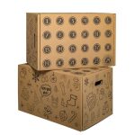 karton-billiger | Adventskalender om zelf te vullen, voor bierflessen, bieradventskalender, van golfkarton