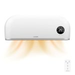 Beste elektrische verwarming badkamer Cecotec Keramische Badkamerkachel ReadyWarm 2000 Max Box Ceramic met 2000 W, LED-display, afstandsbediening en IPX2-bescherming, 20 m2