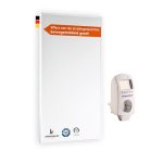 Beste infrarood verwarming woonkamer Könighaus infraroodverwarming - 1000 watt, met TÜV Süd 5 jaar garantie Eco-Model ✓ Dubbele oververhittingsbeveiliging ✓ Verwarming in 2-4 minuten op temperatuur ✓ Voor wandmontage ✓ incl. thermostaat