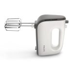 Philips Handmixer Viva Collection - 450 Watt - 5 Snelheden - Turbo stand - Eenvoudige kloppermontage - Kegelvormige klopper - Eenvoudige ontgrendeling - Met kneedaccessoire - HR3741/00