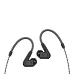 Sennheiser IE 200 in-ear audiofiele hoofdtelefoon - TrueResponse transducers voor neutraal geluid, impactvolle bas, afneembare gevlochten kabel met flexibele oorhaken - zwart