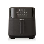 Princess Digitale Heteluchtfriteuse 6,5 L met Uitneembare Verdeler, 12 Programma’s, Touchscreen, Tot 60% Energiebesparing, Olievrij Frituren, voor 1,5 kg Friet, Zwart, 182061