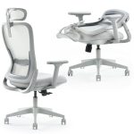 Tervo Model Y | Opvouwbare bureaustoel voor kleine ruimtes | Gamingstoel voor volwassenen en kinderen | Ergonomische mesh computerstoel | Opvouwbare bureaustoel voor thuiswerk | (Model Y | Geen