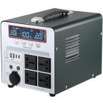 Power Station 1000W/666Wh, Mashine Portable Rechargeable Generator Inverter for Camping, RVs, Drones, First Aid and Outdoor Lighting, with 4 AC Outlets and 4 USB PortsL8