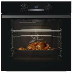 Hisense BI62220AB Multifunctionele oven, 2 push-pull-draaiknoppen, 61 l holte, 7 functies, AcquaClean, veelzijdige kookfuncties, 2 beglazingen, extra groot kookoppervlak, 250 graden, klasse A