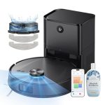 Beste budget stofzuiger Ultenic T20 Pro Stofzuigerrobot, robotstofzuiger, stille robot, verbonden met wifi/Bluetooth/Alexa/app, 6 reinigingsmodi, zelfopladen, 8000 Pa, ideaal voor dierenharen