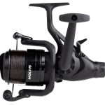 Mitchell MX1 FS 6500 allround vismolen met lijn - draaiende vrijloop zoetwaterkarpermolens en doodaas snoek- en snoekbaarsvissers - robuust en lichtgewicht zwart aluminium - 2+1 lagers