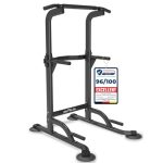 DH FitLife Power Tower Dip Station | Vrijstaande Optrekstang & Dip Station | Krachtstation Thuisfitness | Pull-up & Dip Bar voor Home Gym | Krachttoren Fitnessapparaat voor Thuis