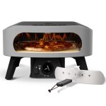 Cozze® | 13" CLASSIC Pizzaoven Gas 30mbar | Inclusief Cordierite Pizzasteen | Automatische Ontsteking | Thermometer | Compact Ontwerp