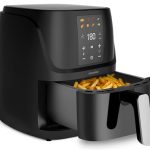 Tomado TAF3010B - Mini Airfryer 3L - Heteluchtfriteuse 500g Friet - Digitaal Display met 8 Programma's - 80-200°C - Geschikt voor 2-3 Personen - Zwart