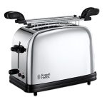 Beste broodrooster met tostiklemmen Russell Hobbs Broodrooster Victory 1200W 2 Slots Gebaksverwarmer 6 Niveaus van toasten - 23310-57