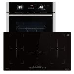Fornuis: 60cm Inbouw oven BO8805SS + 90cm Inductie kookplaat IH89005FZ | Grill | Hete lucht | Automatische timer | 2-voudig Thermische isolatie beglazing | Kinderslot | Schakelaar | SET8805IH890FZ
