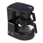Melitta, 101502, Koffiezetapparaat, Aromaboy, Glazen Pot Voor 2 Kopjes, Filterelement, Zwart