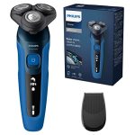 Beste scheerapparaat Philips Elektrisch Scheerapparaat Series 5000 - Volgt gezichtscontouren - Geavanceerd Display - Nat en droog - 50 Minuten Draadloos scheren - Precisietrimmer - Eenvoudig reinigen - S5466/18