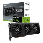 ASUS Prime GeForce RTX 5060 8 GB GDDR7 OC Edition Gaming grafische kaart (Nvidia GeForce RTX5060 DLSS 4, 2.5-sleuf ontwerp, PCIe 5.0, 3X DisplayPort 2.1b, 1x HDMI 2.1b, PRIME-RTX5060-O8G)