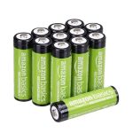 Amazon Basics 12 stuks oplaadbare AA NiMH-batterijen, 2000 mAh, 1000x op te laden, voorgeladen
