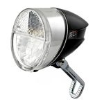 Beste koplamp op batterijen Nean Cree LED Dynamo Fietslamp Met Lichtautomaat en Parkeerlicht, Voorlicht, Koplamp Met StVZO-Goedkeuring, 30 Lux, Zwart