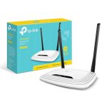 TP-Link N300 Wifi-router, 5 100Mbps-poorten, 2 antennes, draadloos aan / uit, aan / uit, WPS (TL-WR841N)