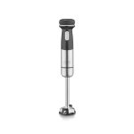 Beste draadloze staafmixer CASO Click & Mash - draadloze 4-in-1 staafmixerset, werkt op batterijen, te gebruiken als pureer, hakmolen, garde, melkopschuimer, voor emuligeren, snelheid van 6.000-13.000 omw/min
