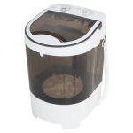 Adler AD 8056 wasmachine met centrifugefunctie, 4 kg/2 kg, compacte wasmachine voor kleine woningen, reizen en vakantiewoningen