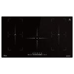 Beste inductie fornuis 90 cm Inductie kookplaat 90 cm | 9,8 kW | 5 Kookzones | 9 vermogensniveaus | Touch Slider | IH89005FZ