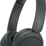 Sony WH-CH520 Draadloze Bluetooth-hoofdtelefoon, tot 50 uur batterijduur met snellaadfunctie, on-ear model, zwart